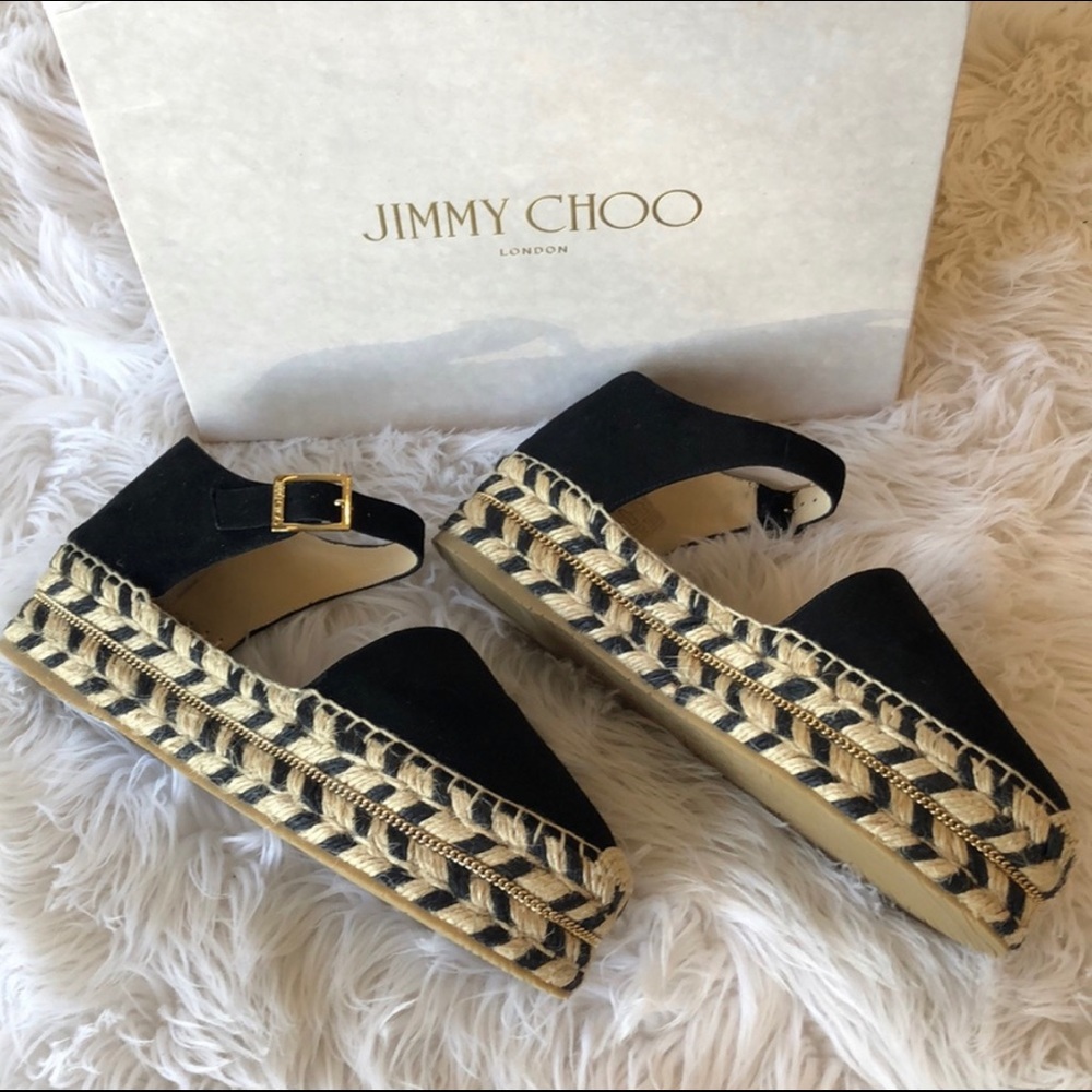 Jimmy choo espadrilles.
